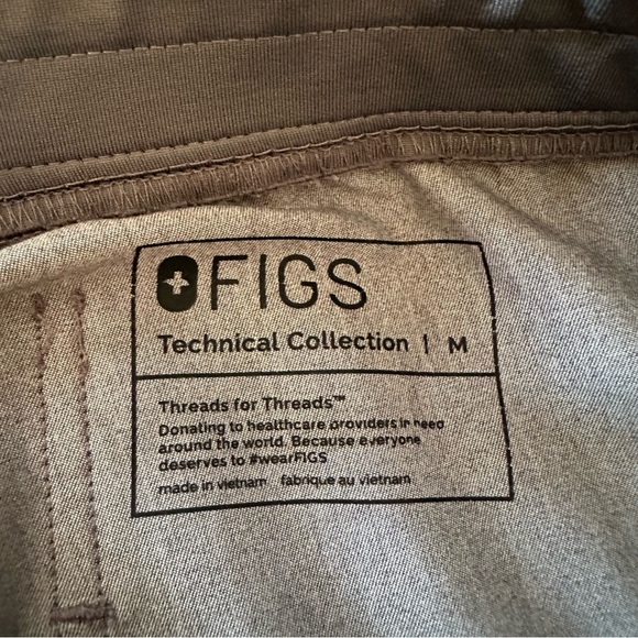 FIGS Zamora Jogger Graphite Scrub Pants Size M PO1666 - Picture 8 of 13
